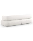 Canapé Estro 3 Places beige clair - 200x90x73 cm