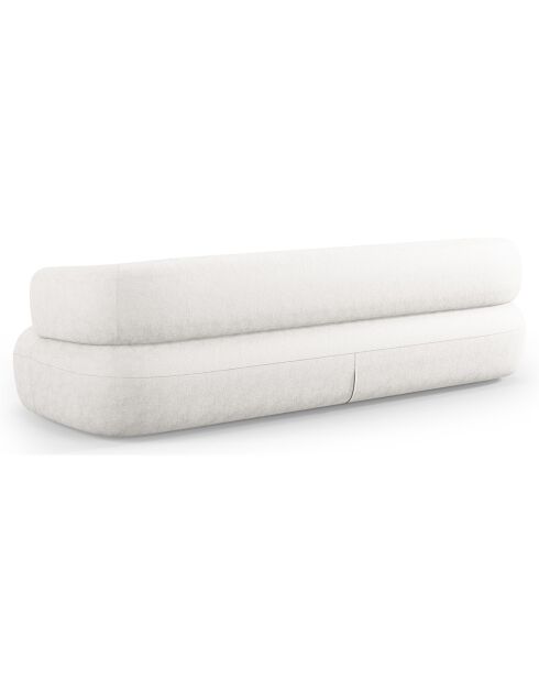 Canapé Estro 3 Places beige clair - 200x90x73 cm