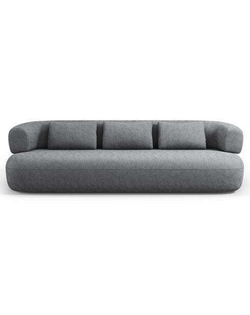 Canapé Estro 3 Places gris foncé - 200x90x73 cm