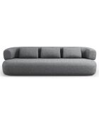 Canapé Estro 4 Places gris foncé - 226x90x73 cm
