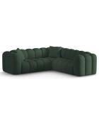 Canapé d'angle symétrique modulable Arden 5 Places vert de mer - 238x238x70 cm