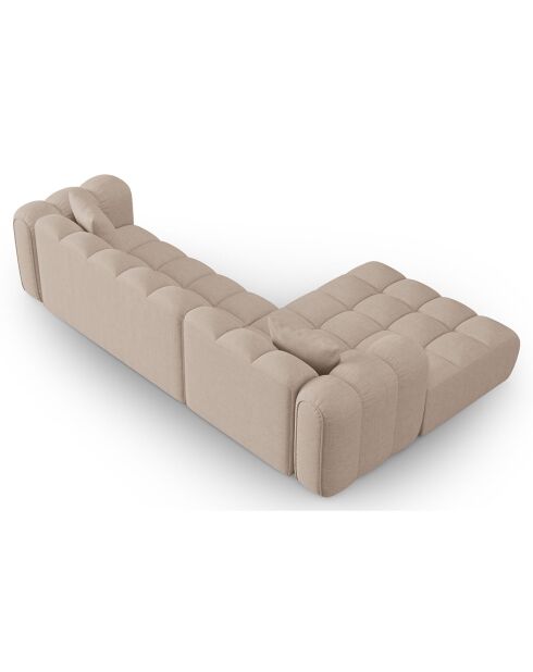 Canapé D'Angle Gauche Modulaire Arden 4 Places cappuccino - 300x190x70 cm