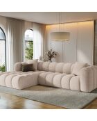 Canapé D'Angle Gauche Modulaire Arden 4 Places cappuccino - 300x190x70 cm