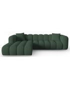 Canapé D'Angle Gauche Modulaire Arden 4 Places vert de mer - 300x190x70 cm
