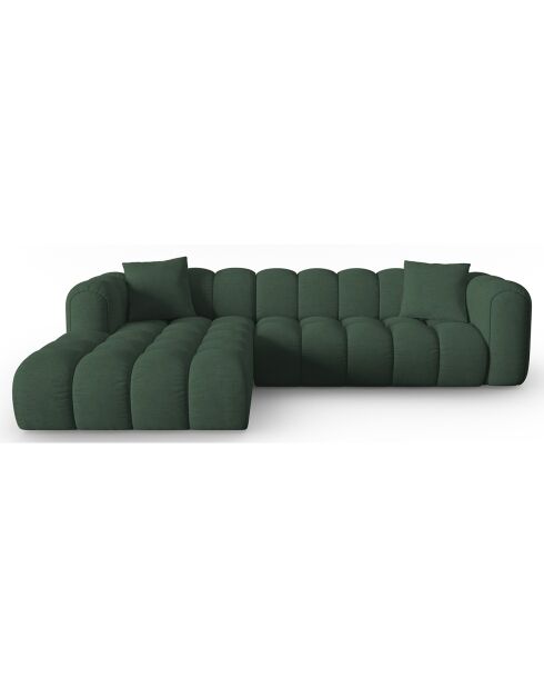 Canapé D'Angle Gauche Modulaire Arden 4 Places vert de mer - 300x190x70 cm