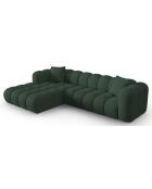 Canapé D'Angle Gauche Modulaire Arden 4 Places vert de mer - 300x190x70 cm