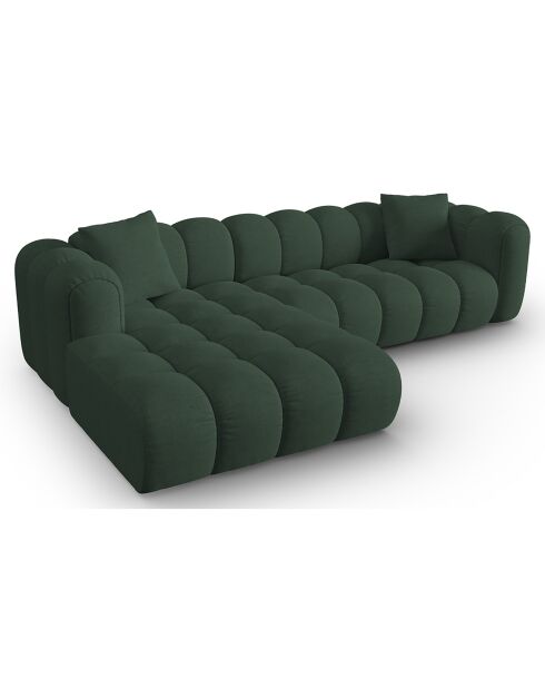 Canapé D'Angle Gauche Modulaire Arden 4 Places vert de mer - 300x190x70 cm