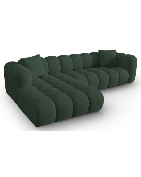 Canapé D'Angle Gauche Modulaire Arden 4 Places vert de mer - 300x190x70 cm