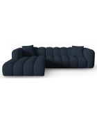 Canapé D'Angle Gauche Modulaire Arden 4 Places bleu roi - 300x190x70 cm