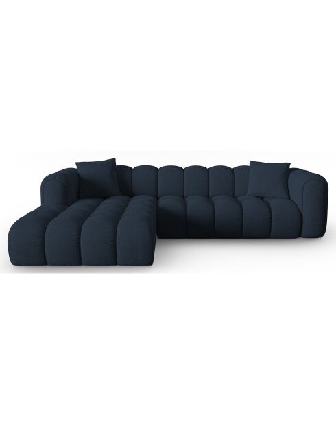 Canapé D'Angle Gauche Modulaire Arden 4 Places bleu roi - 300x190x70 cm