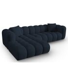 Canapé D'Angle Gauche Modulaire Arden 4 Places bleu roi - 300x190x70 cm