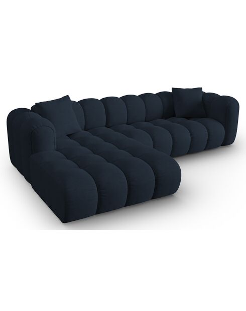 Canapé D'Angle Gauche Modulaire Arden 4 Places bleu roi - 300x190x70 cm