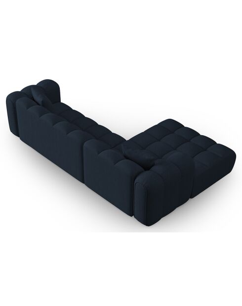 Canapé D'Angle Gauche Modulaire Arden 4 Places bleu roi - 300x190x70 cm