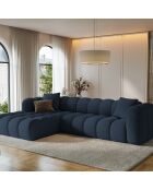 Canapé D'Angle Gauche Modulaire Arden 4 Places bleu roi - 300x190x70 cm