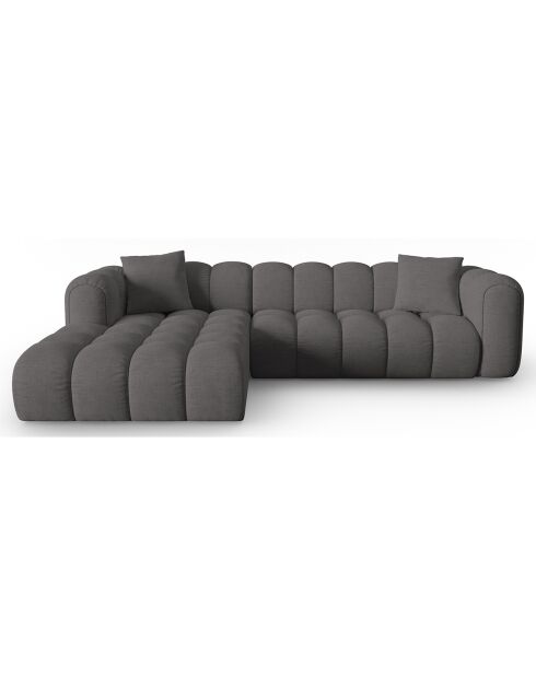 Canapé D'Angle Gauche Modulaire Arden 4 Places gris - 300x190x70 cm