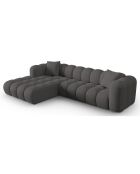 Canapé D'Angle Gauche Modulaire Arden 4 Places gris - 300x190x70 cm