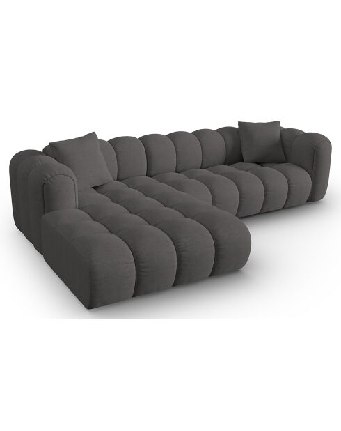 Canapé D'Angle Gauche Modulaire Arden 4 Places gris - 300x190x70 cm