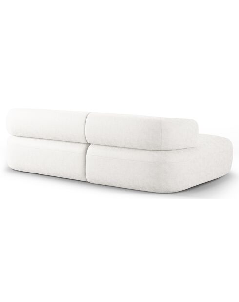 Canapé D'Angle Gauche Estro 3 Places beige clair - 225x145x73 cm