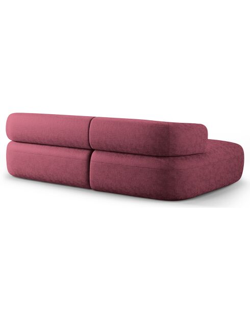 Canapé D'Angle Gauche Estro 3 Places cerisier - 225x145x73 cm