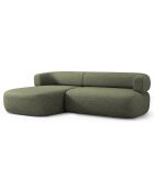 Canapé D'Angle Gauche Estro 3 Places vert - 225x145x73 cm