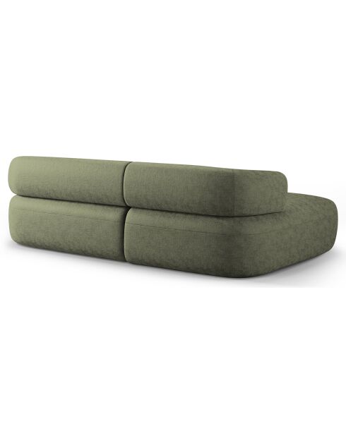 Canapé D'Angle Gauche Estro 3 Places vert - 225x145x73 cm