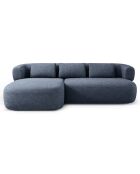 Canapé D'Angle Gauche Estro 3 Places bleu foncé - 225x145x73 cm
