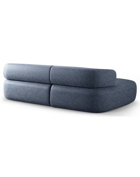 Canapé D'Angle Gauche Estro 3 Places bleu foncé - 225x145x73 cm