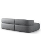 Canapé D'Angle Gauche Estro 3 Places gris foncé - 225x145x73 cm