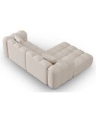 Canapé D'Angle Gauche Modulaire Arden 3 Places beige - 238x190x70 cm