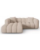 Canapé D'Angle Gauche Modulaire Arden 3 Places cappuccino - 238x190x70 cm