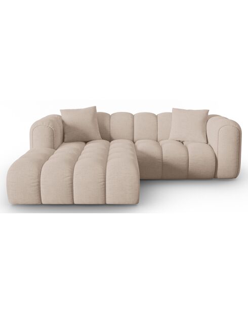 Canapé D'Angle Gauche Modulaire Arden 3 Places cappuccino - 238x190x70 cm