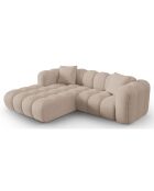 Canapé D'Angle Gauche Modulaire Arden 3 Places cappuccino - 238x190x70 cm