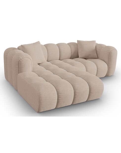 Canapé D'Angle Gauche Modulaire Arden 3 Places cappuccino - 238x190x70 cm