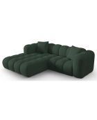 Canapé D'Angle Gauche Modulaire Arden 3 Places vert de mer - 238x190x70 cm