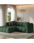 Canapé D'Angle Gauche Modulaire Arden 3 Places vert de mer - 238x190x70 cm
