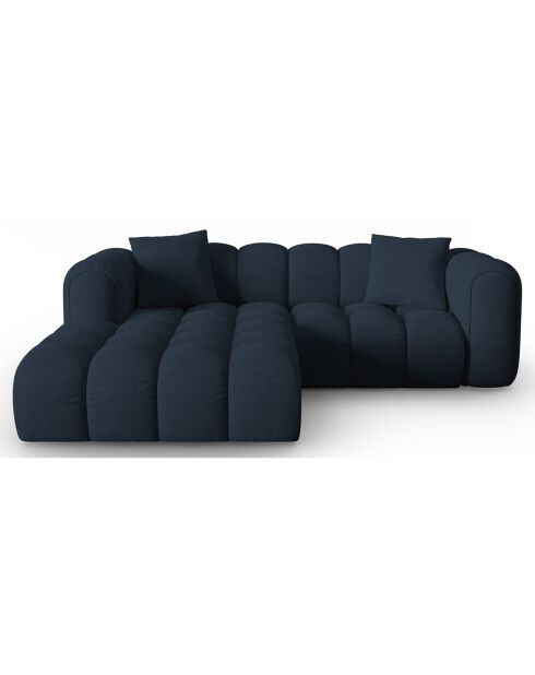 Canapé D'Angle Gauche Modulaire Arden 3 Places bleu roi - 238x190x70 cm