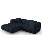Canapé D'Angle Gauche Modulaire Arden 3 Places bleu roi - 238x190x70 cm
