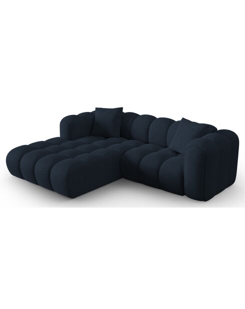 Canapé D'Angle Gauche Modulaire Arden 3 Places bleu roi - 238x190x70 cm