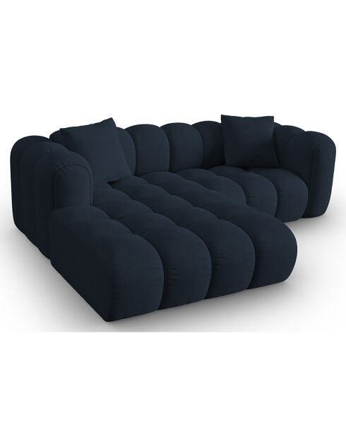 Canapé D'Angle Gauche Modulaire Arden 3 Places bleu roi - 238x190x70 cm