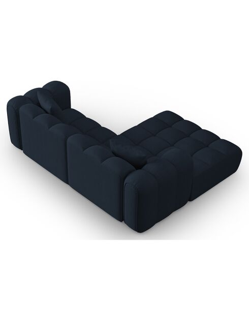 Canapé D'Angle Gauche Modulaire Arden 3 Places bleu roi - 238x190x70 cm