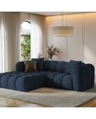 Canapé D'Angle Gauche Modulaire Arden 3 Places bleu roi - 238x190x70 cm