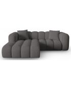 Canapé D'Angle Gauche Modulaire Arden 3 Places gris - 238x190x70 cm