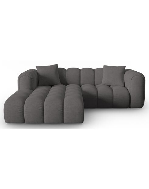 Canapé D'Angle Gauche Modulaire Arden 3 Places gris - 238x190x70 cm