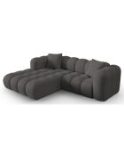 Canapé D'Angle Gauche Modulaire Arden 3 Places gris - 238x190x70 cm