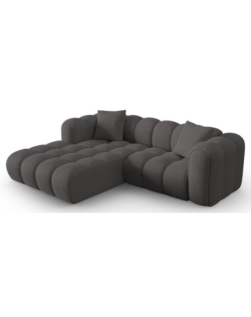 Canapé D'Angle Gauche Modulaire Arden 3 Places gris - 238x190x70 cm