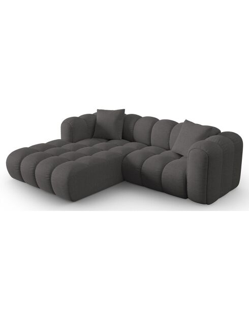 Canapé D'Angle Gauche Modulaire Arden 3 Places gris - 238x190x70 cm