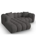 Canapé D'Angle Gauche Modulaire Arden 3 Places gris - 238x190x70 cm
