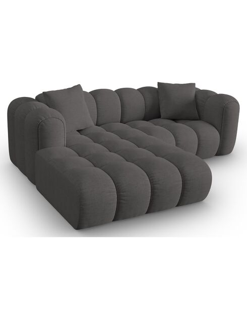 Canapé D'Angle Gauche Modulaire Arden 3 Places gris - 238x190x70 cm