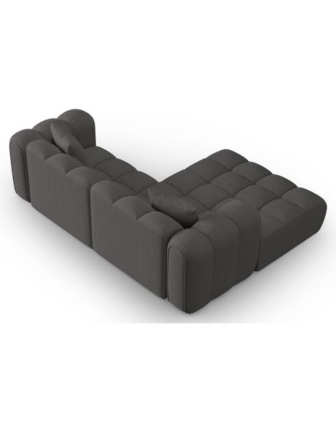 Canapé D'Angle Gauche Modulaire Arden 3 Places gris - 238x190x70 cm