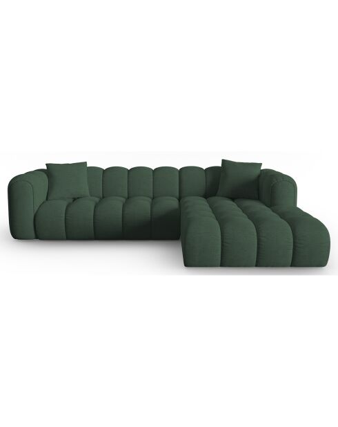 Canapé D'Angle Droit Modulaire Arden 4 Places vert de mer - 300x190x70 cm